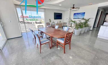 Depa de playa con 3 recámaras, terraza y vista al mar