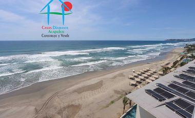 Depa de playa con 3 recámaras, terraza y vista al mar