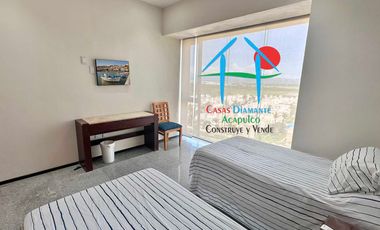 Depa de playa con 3 recámaras, terraza y vista al mar