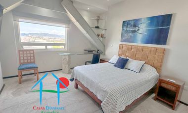 Depa de playa con 3 recámaras, terraza y vista al mar