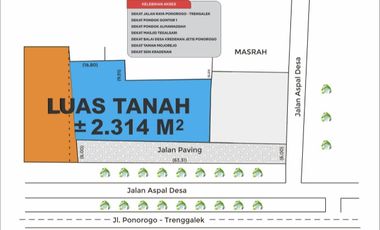 Dijual Tanah Premium di Jetis, Ponorogo, Siap Bangun dan Bernilai Investasi Tinggi!