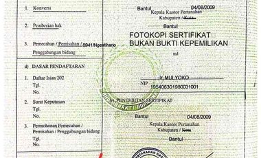 Dijual Tanah Strategis Area Bugisan Patangpuluhan Siap Bangun