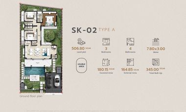 Luxury Balinese-Inspired Pool Villas for Sale | Botanica Skyport Phuket near Maikhao Beach & Phuket Airport | From 19.9 MB | Starting 506.3 sq.m.