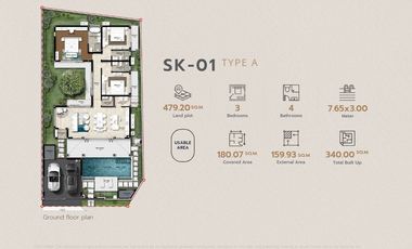 Luxury Balinese-Inspired Pool Villas for Sale | Botanica Skyport Phuket near Maikhao Beach & Phuket Airport | From 19.9 MB | Starting 506.3 sq.m.