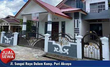 Rumah siap huni 2 lantai Kota Pontianak Serdam + baru direnovasi
