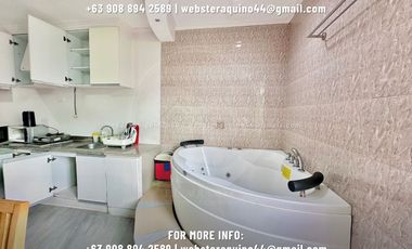 1 bedroom condo unit for rent with jacuzzi