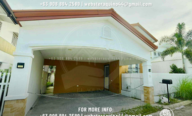 4 Bedroom House FOR RENT Fully furnished in a secured subdivision  at Telabastan City of San fernado
