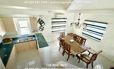4 Bedroom House FOR RENT Fully furnished in a secured subdivision  at Telabastan City of San fernado