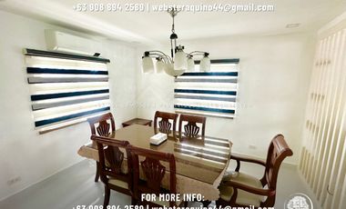 4 Bedroom House FOR RENT Fully furnished in a secured subdivision  at Telabastan City of San fernado