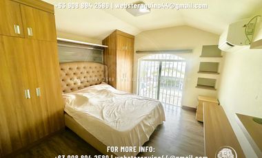 4 Bedroom House FOR RENT Fully furnished in a secured subdivision  at Telabastan City of San fernado