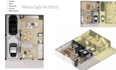 Casa nueva en venta en Misicata, 3 pisos con terraza y vista a la ciudad
