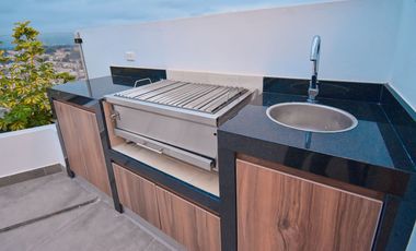 Se Vende Moderno Flat de Estreno, Amoblado, de 3 Dormitorios y Vista Externa en Chorrillos, Limite con Barranco