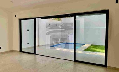 PRECIOSA CASA SOLA DE UN NIVEL PARA ESTRENAR FRACCIONAMIENTO CON VIGILANCIA Y ACCESO CONTROLADO