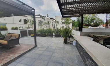 RENTA PENT HOUSE ROOF GARDEN PRIVADO EN ARCADA DE LOS LEONES, TETELPAN
