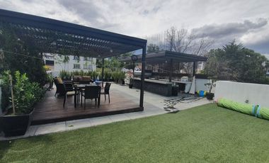 RENTA PENT HOUSE ROOF GARDEN PRIVADO EN ARCADA DE LOS LEONES, TETELPAN