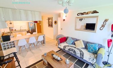 Sincrónica propiedades VENDE hermoso departamento a solo 3 minutos de la playa las candelas, Algarrobo