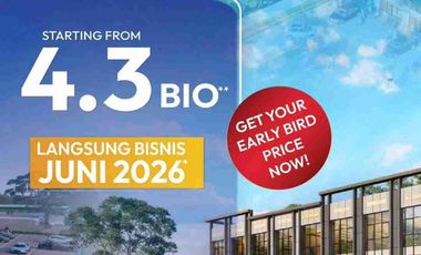 Ruko Silk Town Avenue 2 Graha Raya 3 Lantai DP 0% Boulevard Utama Dekat Tol