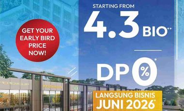 Ruko Silk Town Avenue 2 Graha Raya 3 Lantai DP 0% Boulevard Utama Dekat Tol
