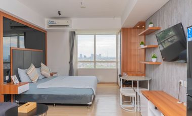 Apartemen Skandinavia Tipe Studio Full Furnished Dapat Disewakan Bulanan dan Tahunan Harga Sudah Termasuk Biaya IPL