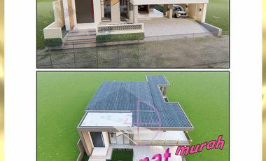 DIJUAL murah VILLA 2 Lantai Pemandangan Sangat Bagus KT 5 - Siap Finishing di Taman Giri Indah Kota Bunga Cipanas Puncak - Cianjur