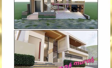DIJUAL murah VILLA 2 Lantai Pemandangan Sangat Bagus KT 5 - Siap Finishing di Taman Giri Indah Kota Bunga Cipanas Puncak - Cianjur