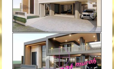 DIJUAL murah VILLA 2 Lantai Pemandangan Sangat Bagus KT 5 - Siap Finishing di Taman Giri Indah Kota Bunga Cipanas Puncak - Cianjur