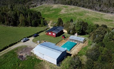 Campo con casa en Caleta Estaquilla – Los Muermos, Región de Los Lagos