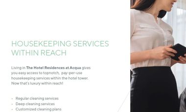 Fully Furnished 2BR Hotel-Fitted Suite | Move-In Ready at The Hotel Residences, Mandaluyong