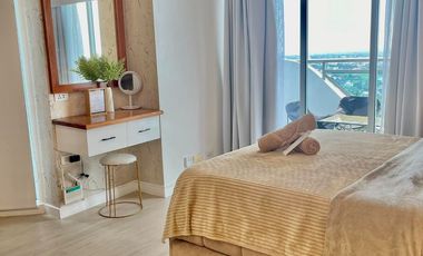 Fully furnished 1 Bedroom RFO Corner unit at Azure North for Sale!