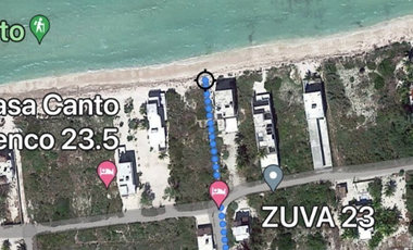 Terreno en venta, 3era. Fila, vista al norte en San Benito, Yucatan