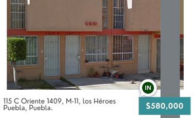 Casa en Los Héroes Puebla con 65% de descuento | Entrega incluida