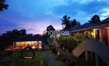 VILLA MODERN ELEGAN FURNISHED & POOL PRIBADI DGN  AREA TERBUKA LUAS DI LOMBOK NTB