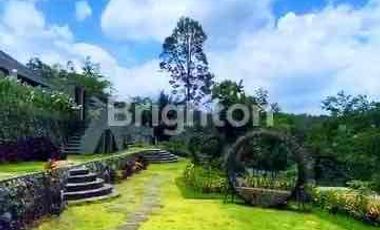 VILLA MODERN ELEGAN FURNISHED & POOL PRIBADI DGN  AREA TERBUKA LUAS DI LOMBOK NTB