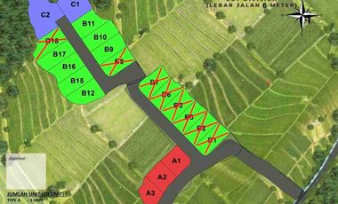 Villa Ubud dengan view sawah cantik