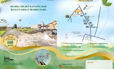 Cocok Buat Rumah Impian / Investasi! Dekat Ibarbo Park & Sleman City Hall!
