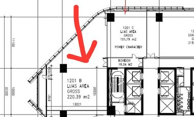 Disewakan Office Space Lippo Office Tower Bagus