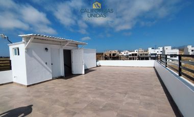CASA 2 RECAMARAS EN PLANTA BAJA   TERRAZA Y AL MAR     PUNTA AZUL , ROSARITO B.C.