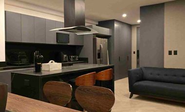 Renta departamento nuevo de2 recamaras Atlixcayotl zona Lomas vista a los volanes amueblado