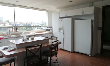 VENTA PENTHOUSE BOSQUES DE LAS LOMAS DEPTO 540 m² DOS NIVELES 4 REC ROOF GARDEN