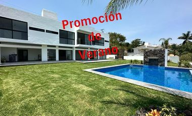 RESIDENCIA NUEVA EN VENTA EN FRACCIONAMIENTO LOMAS DE COCOYOC, MORELOS