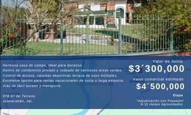 VENTA DE JUICIO HIPOTECARIO EN CLUB NÁUTICA, PUENTE VIEJO.