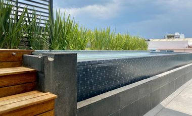 Venta departamento Exclusivo en Polanco, vista despejada y absoluta privacidad. Un piso, un hogar.