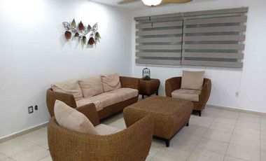 Casa amueblada en renta en Fracc Lomas Residencial Alvarado Veracruz.