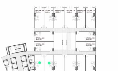Venta de oficinas para estrenar en El Poblado, Las Palmas