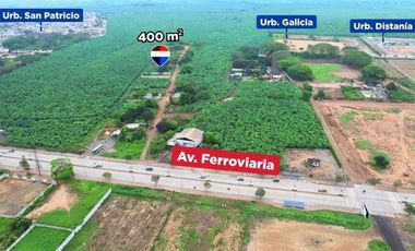 SE VENDE TERRENO, VIA FERROVIARIA, MACHALA