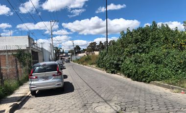 SE VENDE TERRENO ZONA ZEREZOTLA SAN PEDRO CHOLULA