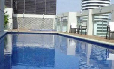 Suite Amoblada en Alquiler en Edif Riverfront, Puerto Santa Ana,1Habitacion, 1Baño.