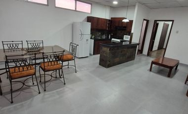 Suite Amoblada en Alquiler en Miraflores, 1 Habitación, 2 Baños, Garaje, Norte de Guayaquil.