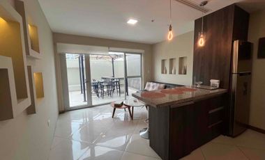 Se alquila suite amoblada con patio privado junto a Ciudad Colón - Pacific Plaza