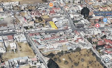 TERRENO COMERCIAL EN VENTA SOBRE AV 16 DE SEPTIEMBRE, ZINACANTEPEC